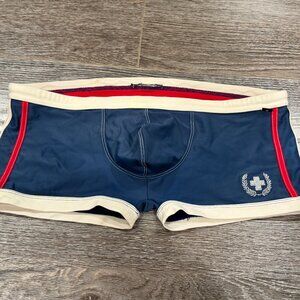 Andrew Christian Men’s Swim Trunk Navy Fits XL